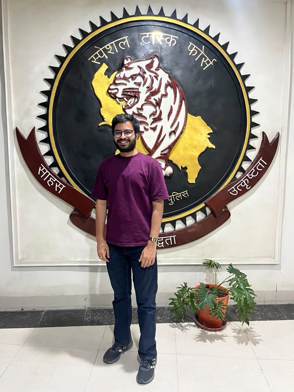 Ritesh at the Special Task Force office in Lucknow